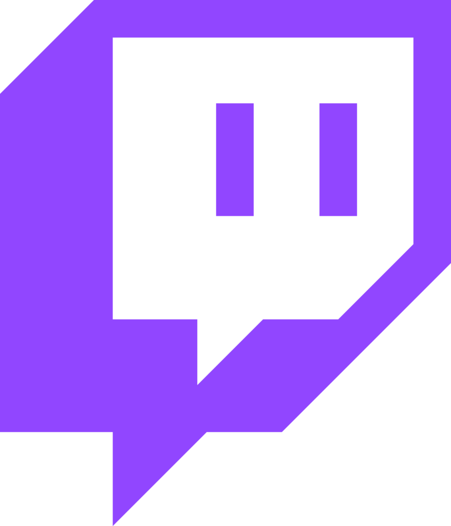 Twitch logo linking to Earth Day profile