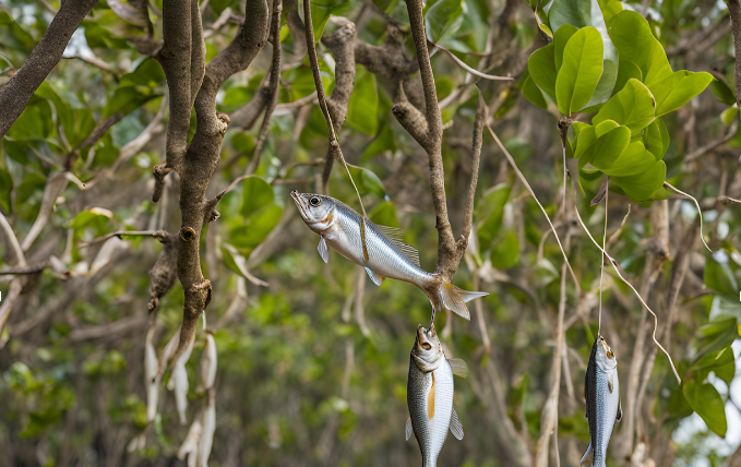 Fish in tree