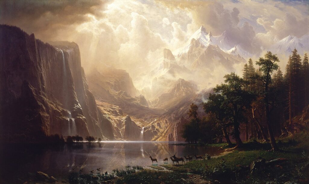 Albert Bierstadt, Among the Sierra Nevada