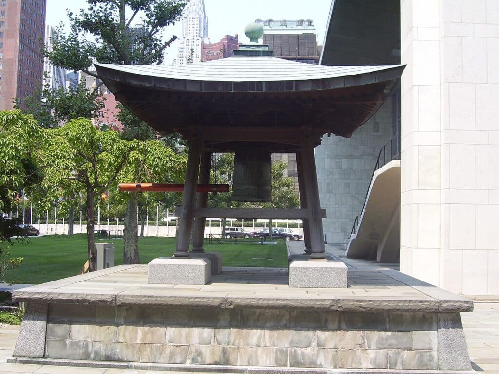 United Nations Japanese Peace Bell, UN Headquarters, New York City