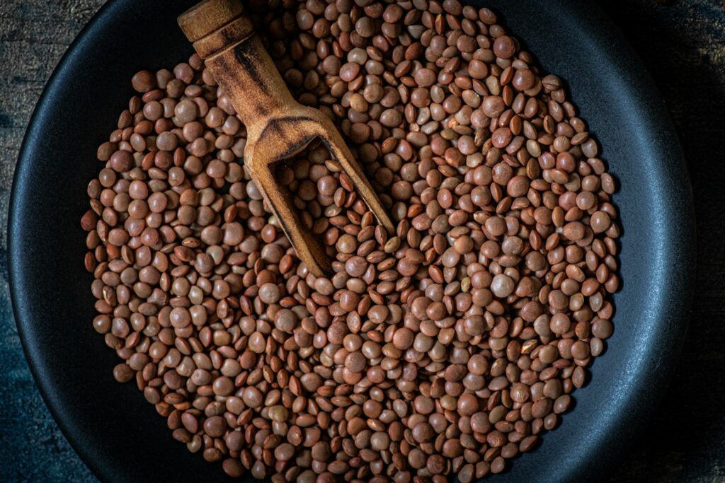 Bowl of lentils