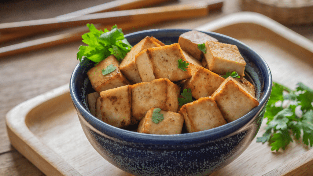Bowl of tofu